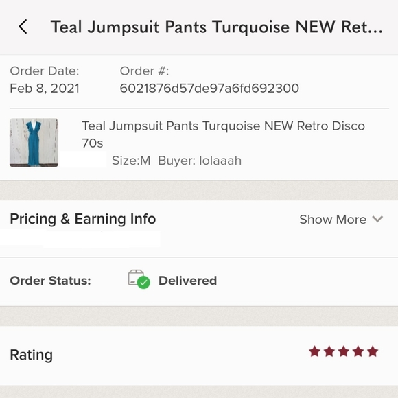 Teal Jumpsuit Pants Turquoise NEW Retro Disco 70s - Picture 12 of 12